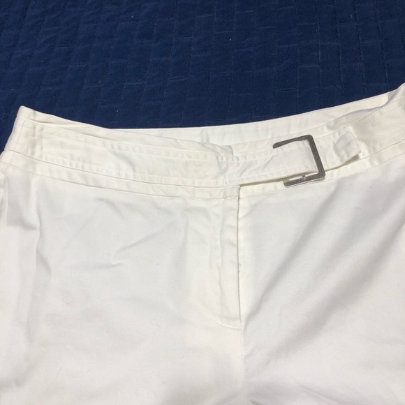 RQT White Wide-Leg capris, size 19- 98% cotton 2% spandex- nice made pants - Picture 4 of 10